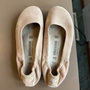 Birkenstock Celina light pink suede ballet flat size 38 / size 8